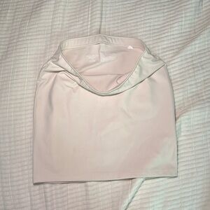 soft cream pencil skirt